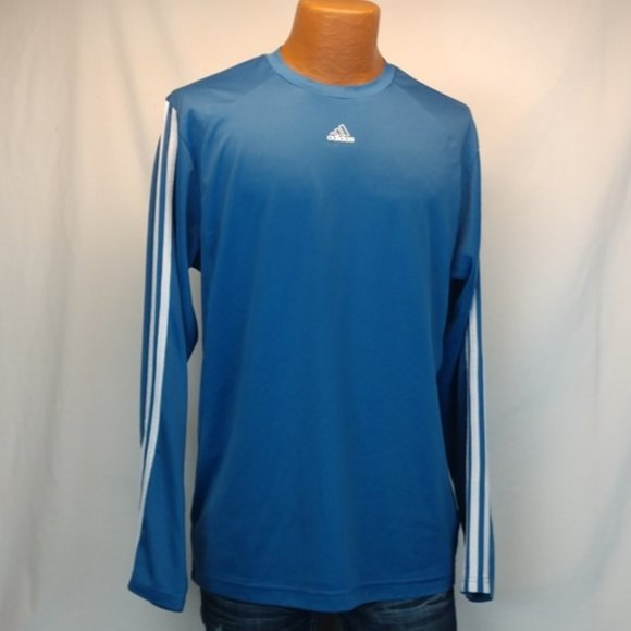 adidas Other - Adidas Active 360 Blue and White Long Sleeve Shirt